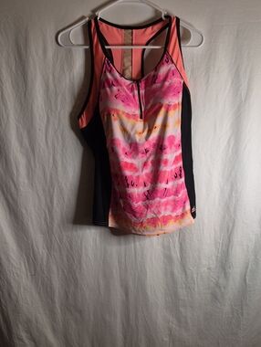 ZeroXposur Pink Coral Gradient Racerback Tank